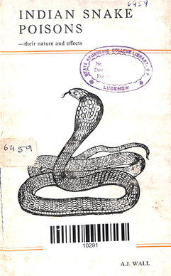 Indian Snake Poisons Their Nature And Effects