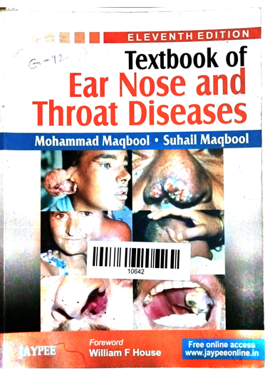 Text Book Of Ear Nose And Throat Diseases Eleveth Edition