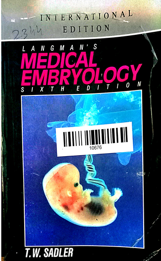 Langman's Medical Embryology Sixth Edition