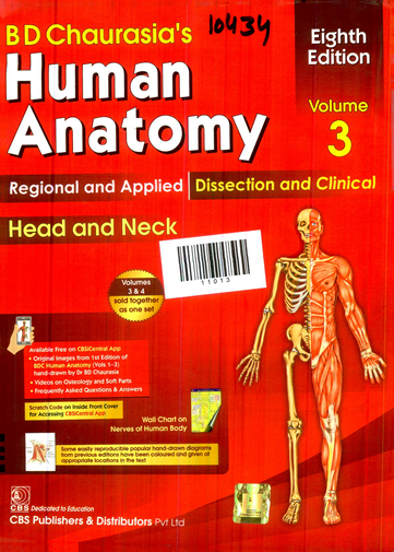 BD chaurasia's Human Anatomy Volume 3