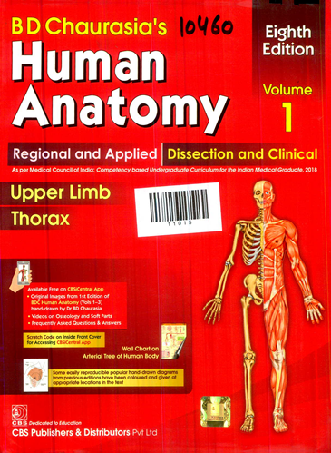 BD chaurasia's Human Anatomy Volume-1