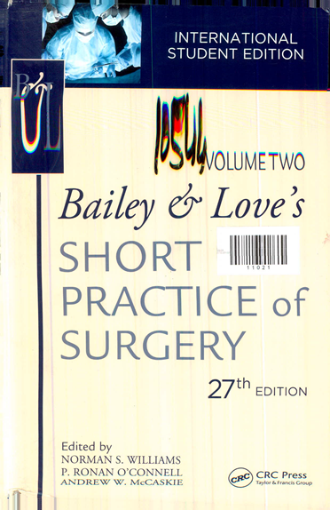 Bailey & Love's Short Practice Of Surgery 27th Edition Volume-2