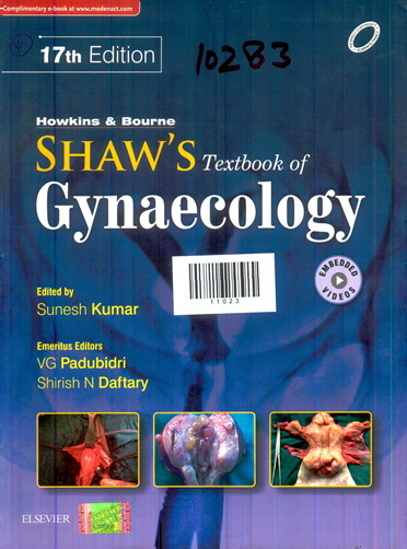 Shaw's Text book of Gynaecology 17th Edition