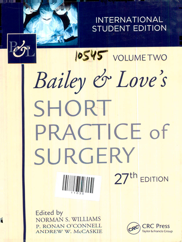 Bailey & Love's Short Practice of Surgery 24th Edition volume -2