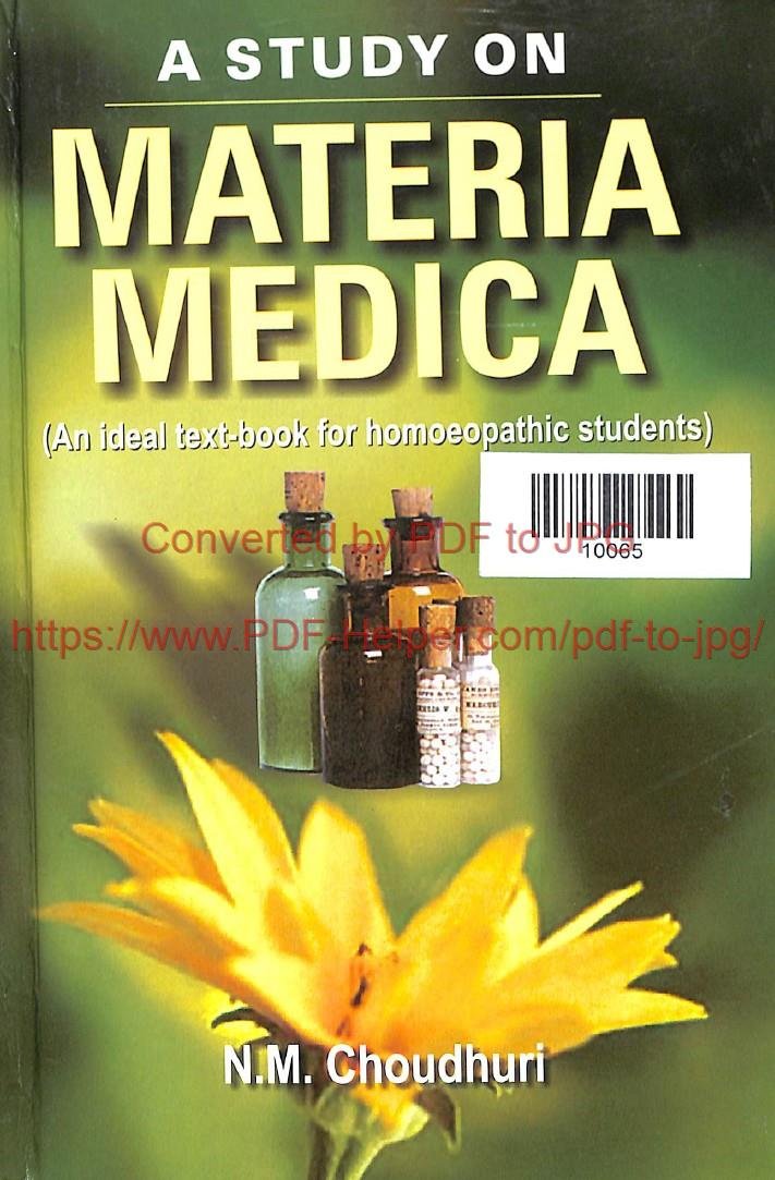 A STUDY ON MATERIA MEDICA