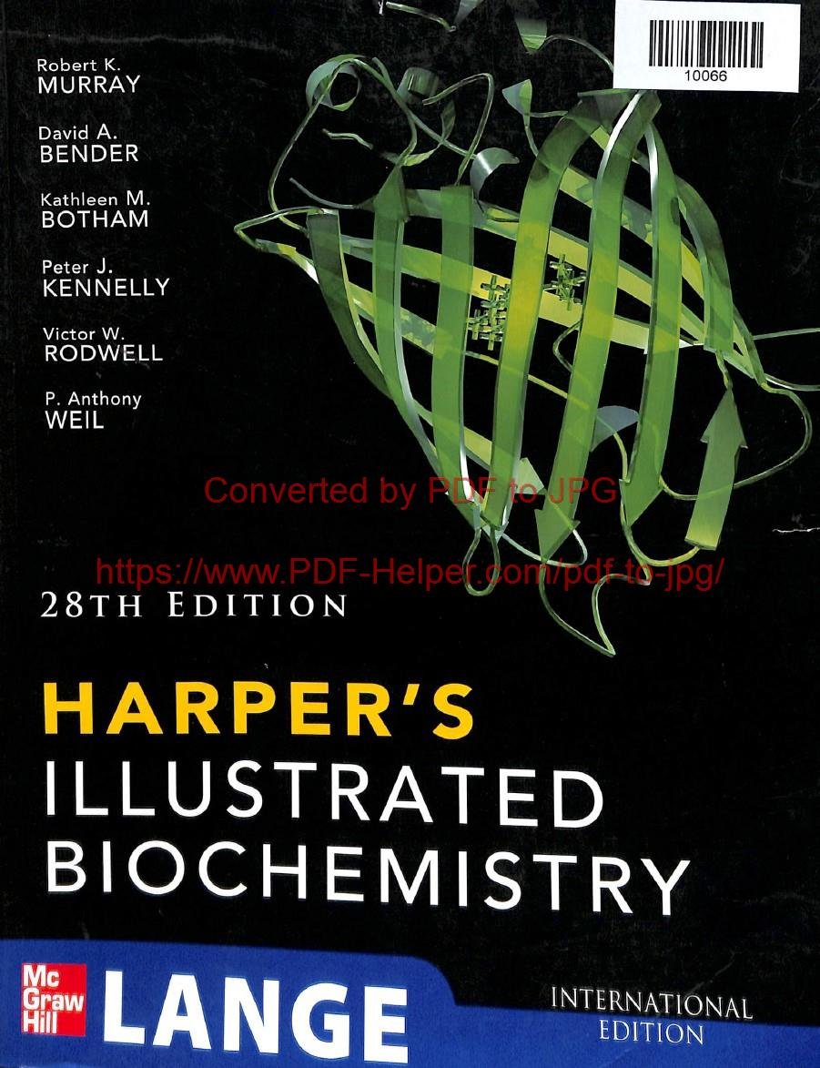 HARPER'S ILLUSTRATED BIOCHEMISTRY