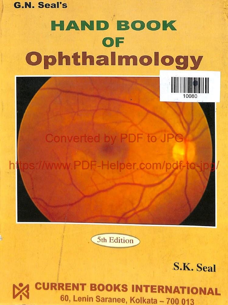 HAND BOOK OF OPHTHALMOLOGY