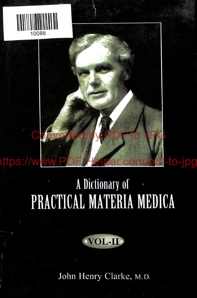 A DICTIONARY OF PRACTICAL MATERIA MEDICA VOL 2