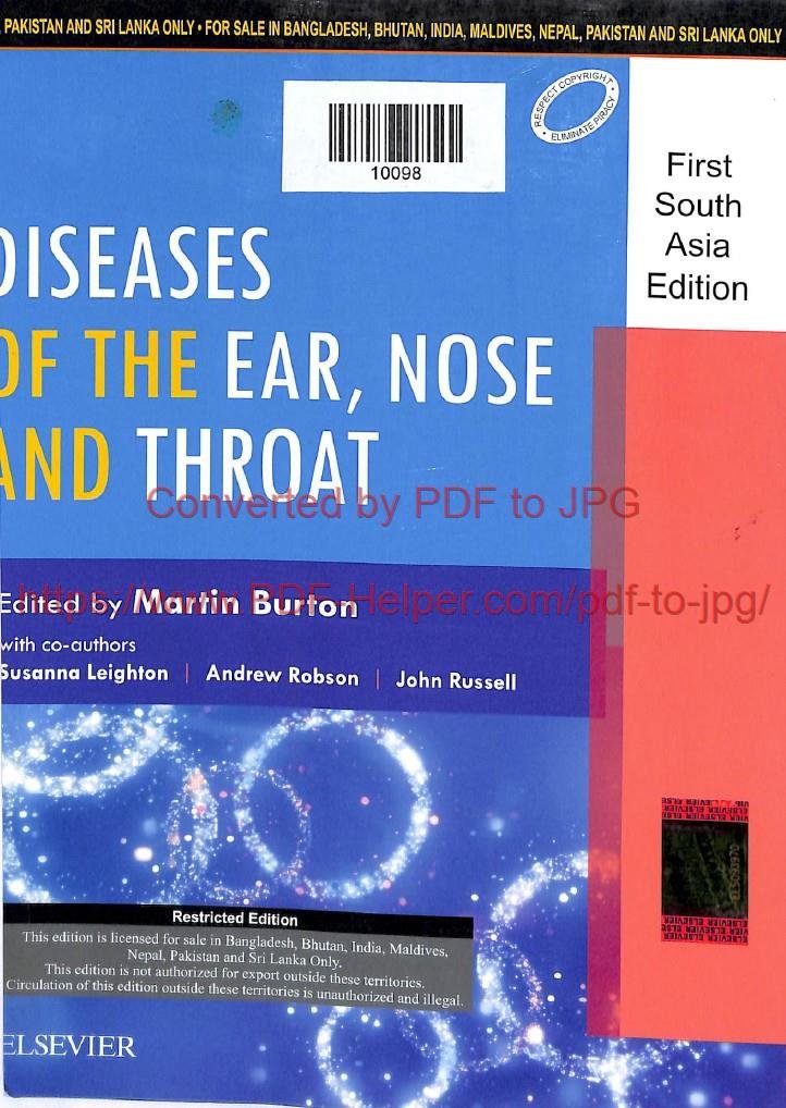 DISEASES OF THE EAR, NOSE AND THROAT