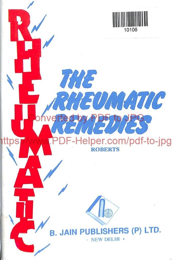 THE RHEUMATIC REMEDIES