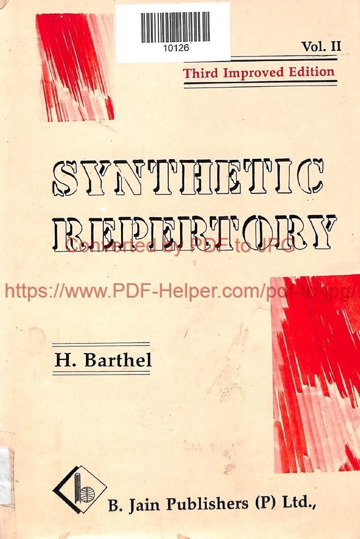SYNTHETIC REPERTORY VOL-2