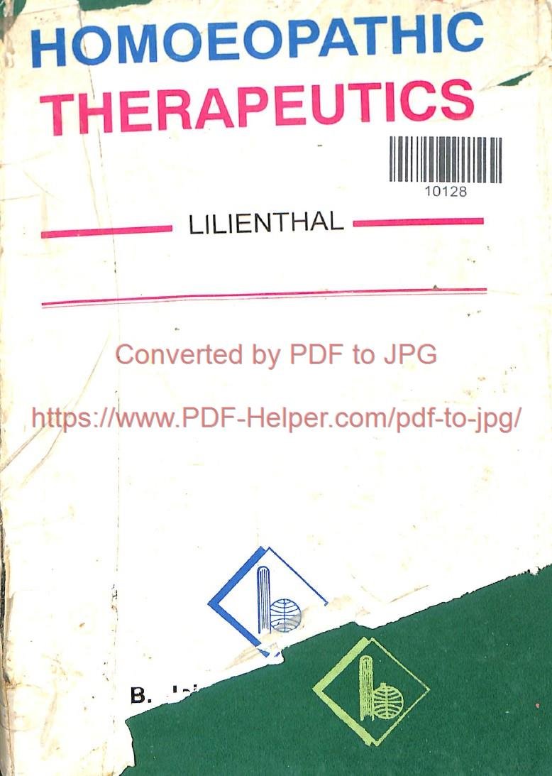 HOMOEOPATHIC THERAPEUTICS ON TROPICAL DISEASES