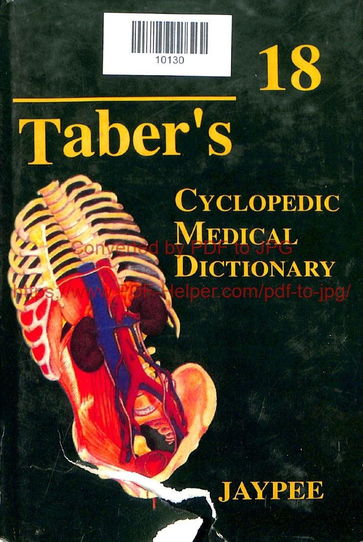 TABER,S CYCLOPEDIC MEDICAL DICTIONARY 1