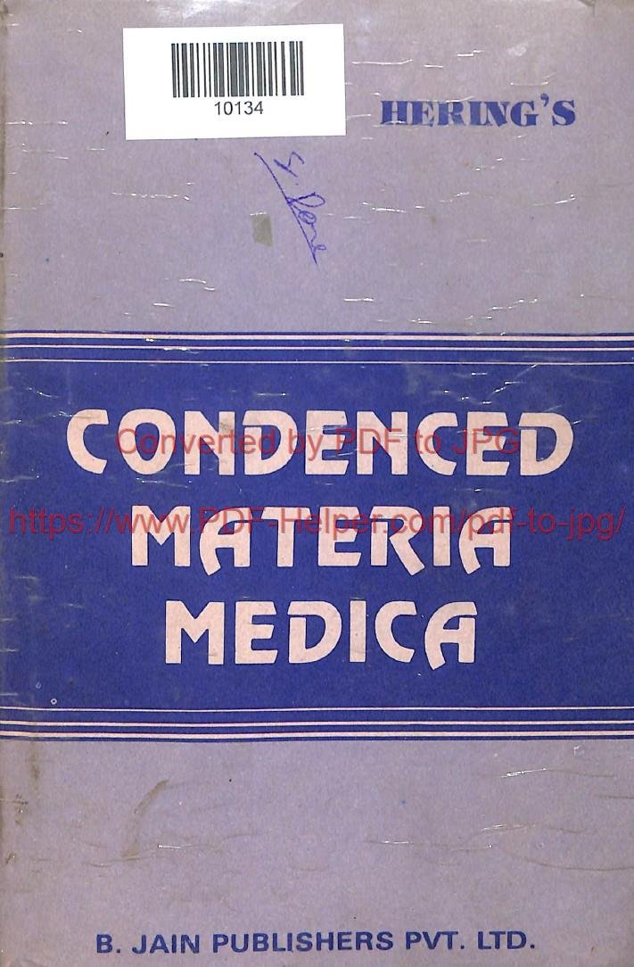 CONDENCED MATERIA MADICA