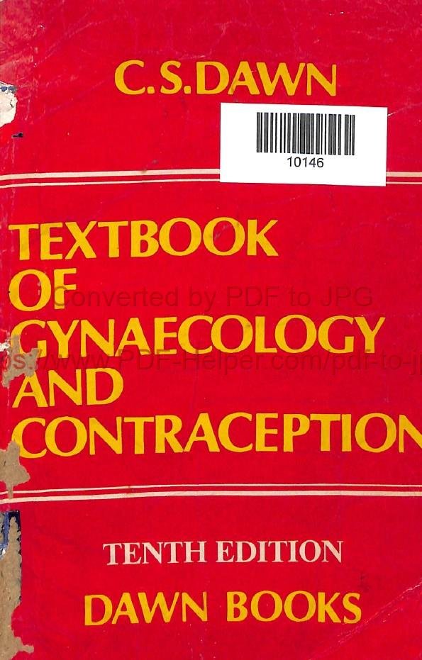 TEXTBOOK OF GYNAECOLOGY AND CONTRACEPTION