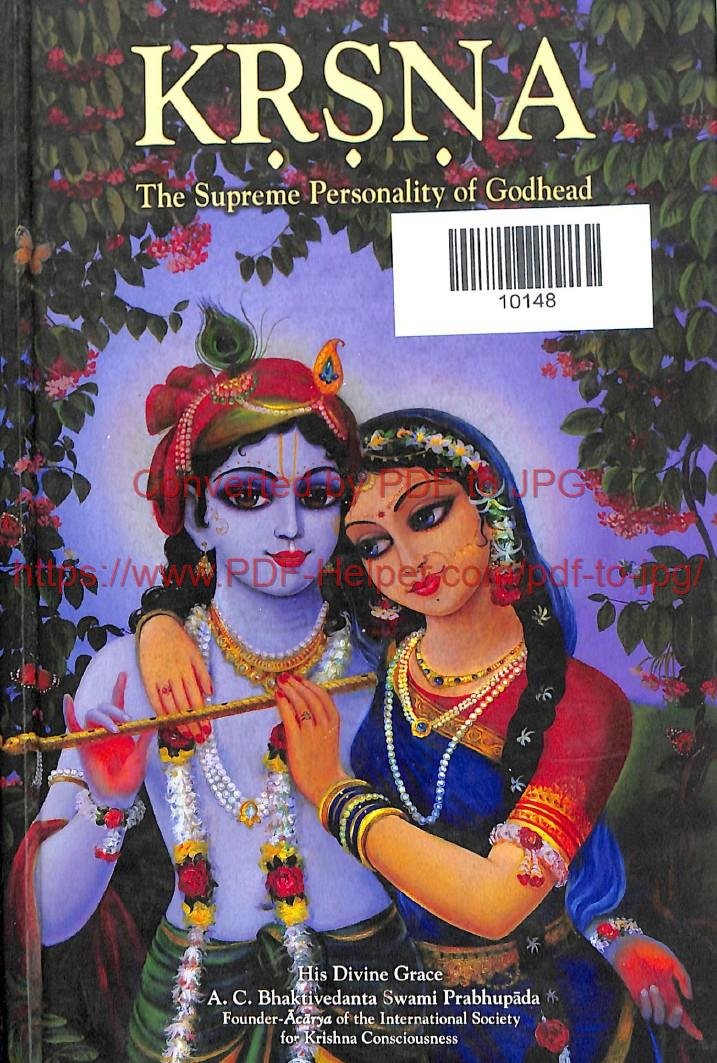 KRSNA THE SUPREME PERSONALITY OF GODHEAD