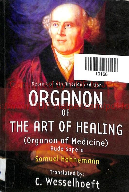 ORGANON OF THE ART OF HEALING