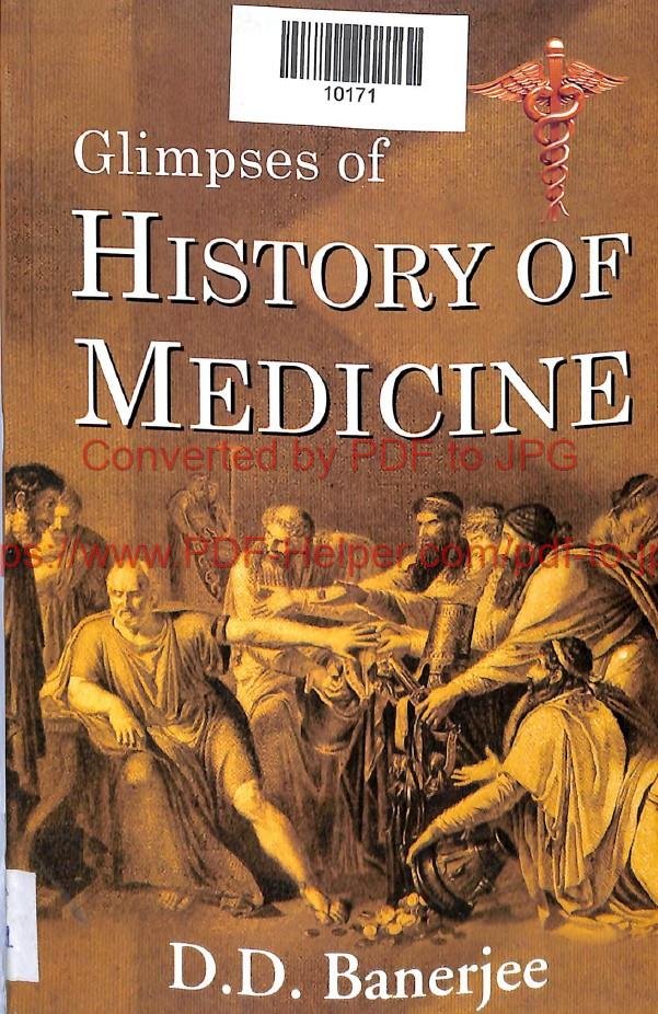 GLIMPSES OF HISTORY OF MEDICINE