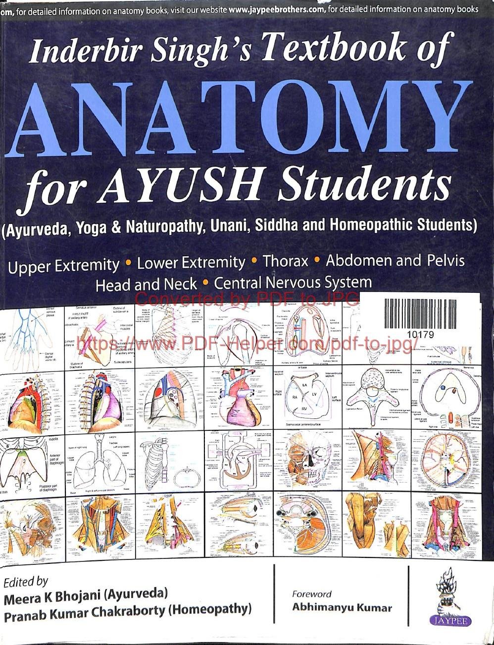 INDERBIR  SINGH'S TEXTBOOK OF ANATOMY FOR AYUSH STUDENTS