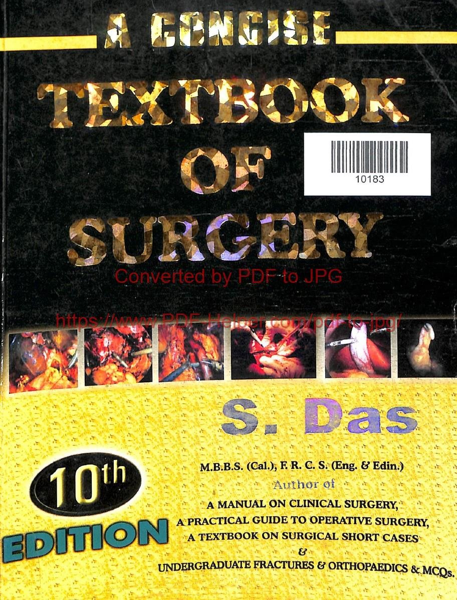 A CONCISE TEXTBOOK OF SURGERY