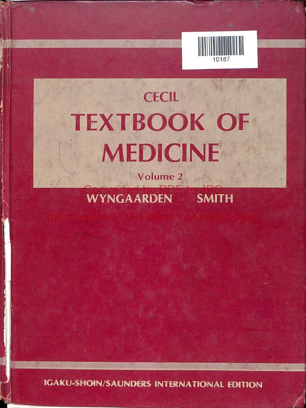 CECIL TEXTBOOK OF MEDICINE VOL-2