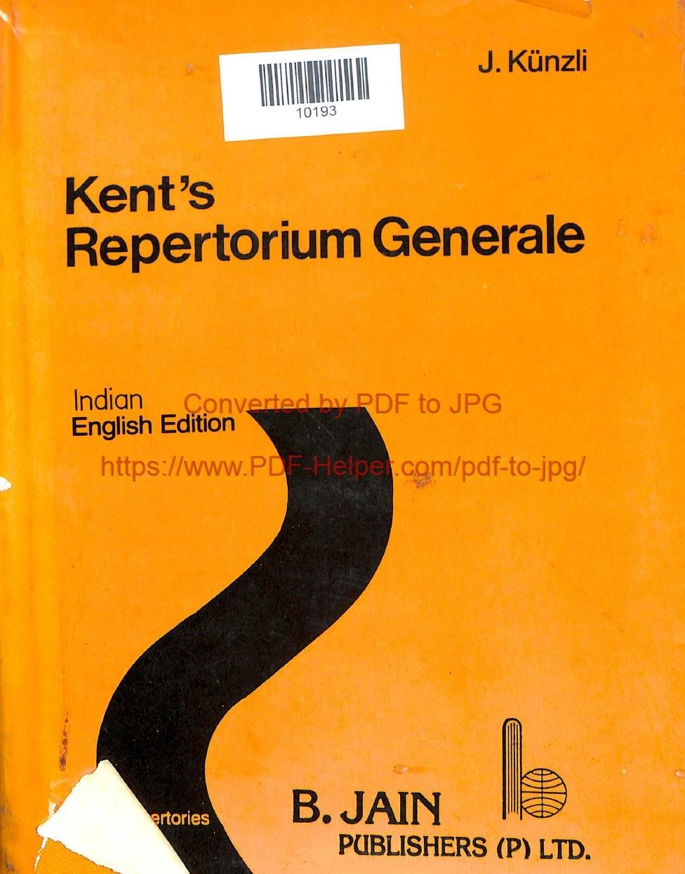 KENT,S REPERTORIUM GENERALE