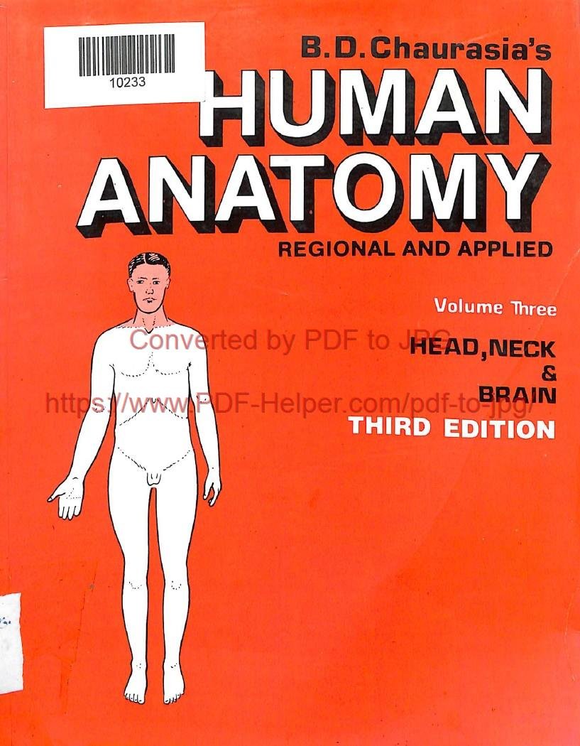 HUMAN ANATOMY REGIONAL AND APPLIED VOL -3