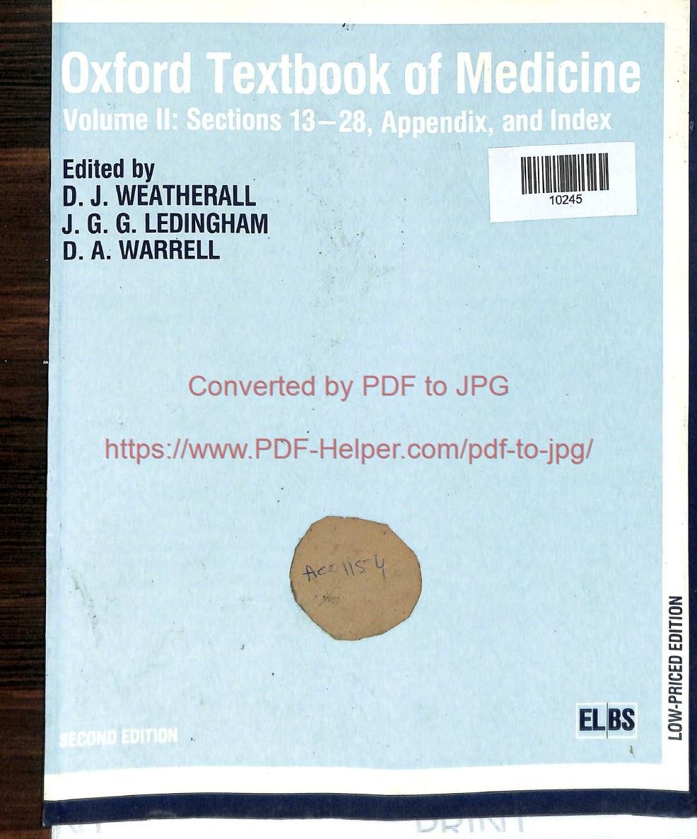 OXFORD TEXTBOOK OF MEDICINE VOL-2