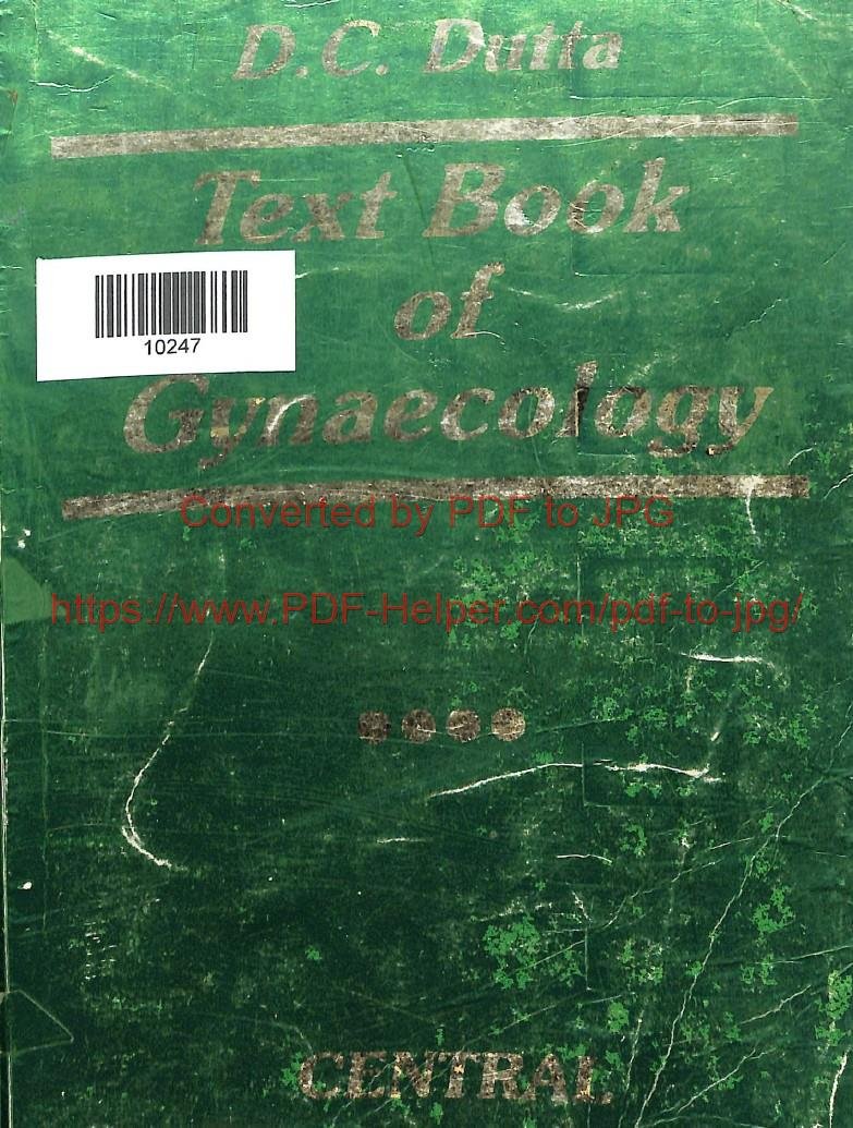 TEXT BOOK OF GYNAECOLOGY INCLUDING CONTRACEPTION 14th EDITION