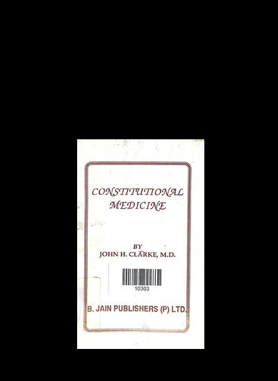 CONSTITUTIONAL MEDICINE-2