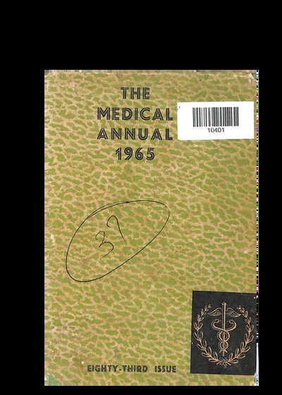 THE MEDICAL ANNUAL 1965 EIGHTY THIRD ISSUE