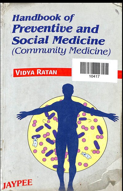 HANDBOOK OF PREVENTTIVE AND SOCIAL MEDICINE