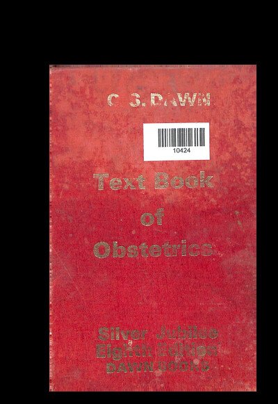 TEXT BOOK OF OBSTETRICS