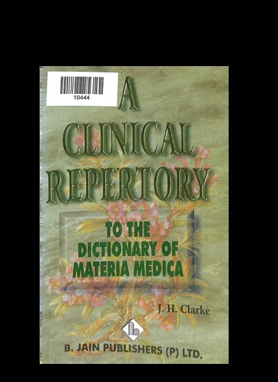 A CLINICAL REPERTORY