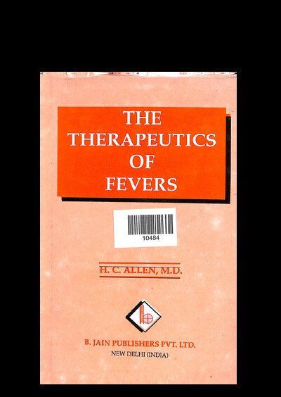 THE THERAPEUTICS OF FEVERS