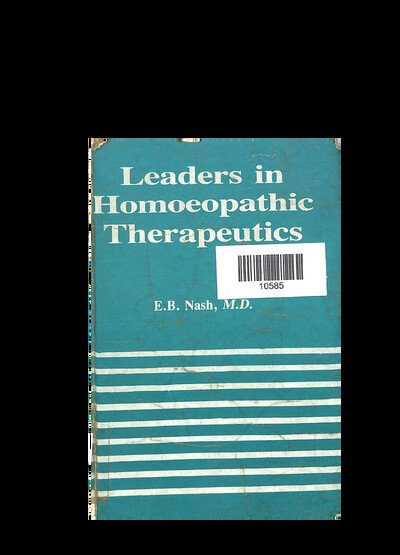 LEADERS IN HOMOEOPATHIC THERAPEUTICS M.M.-360