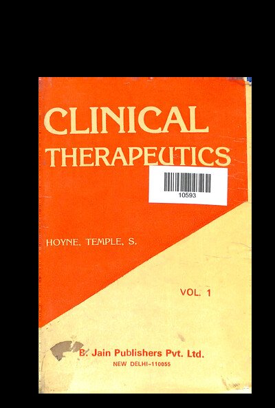 CLINICAL THERAPEUTICS VOL-1