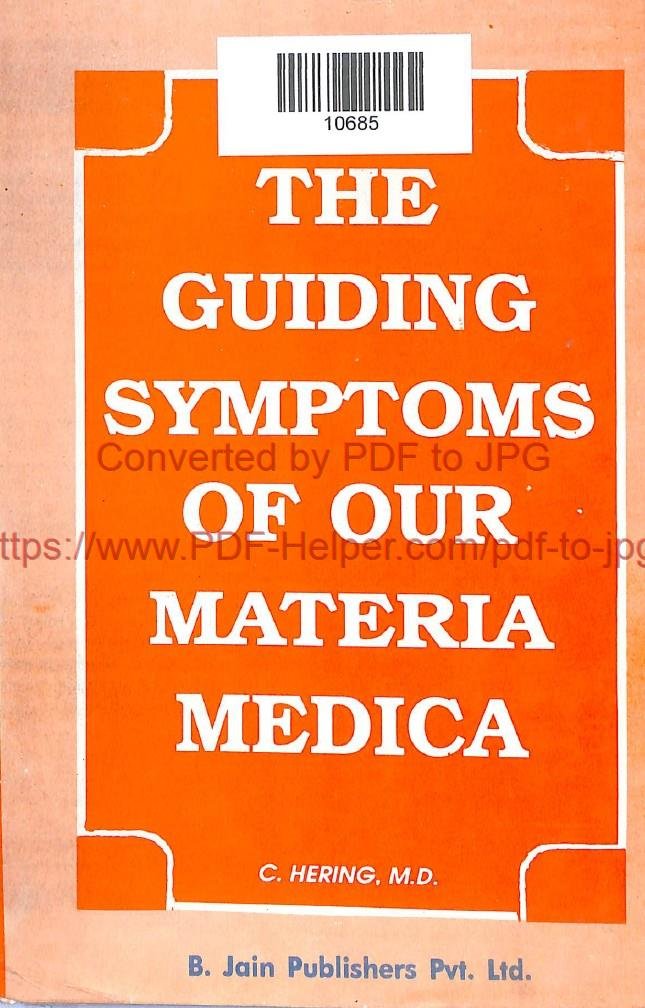 THE GUIDING SYMPTOMS OF OUR MATERIA MEDICA VOLL 5