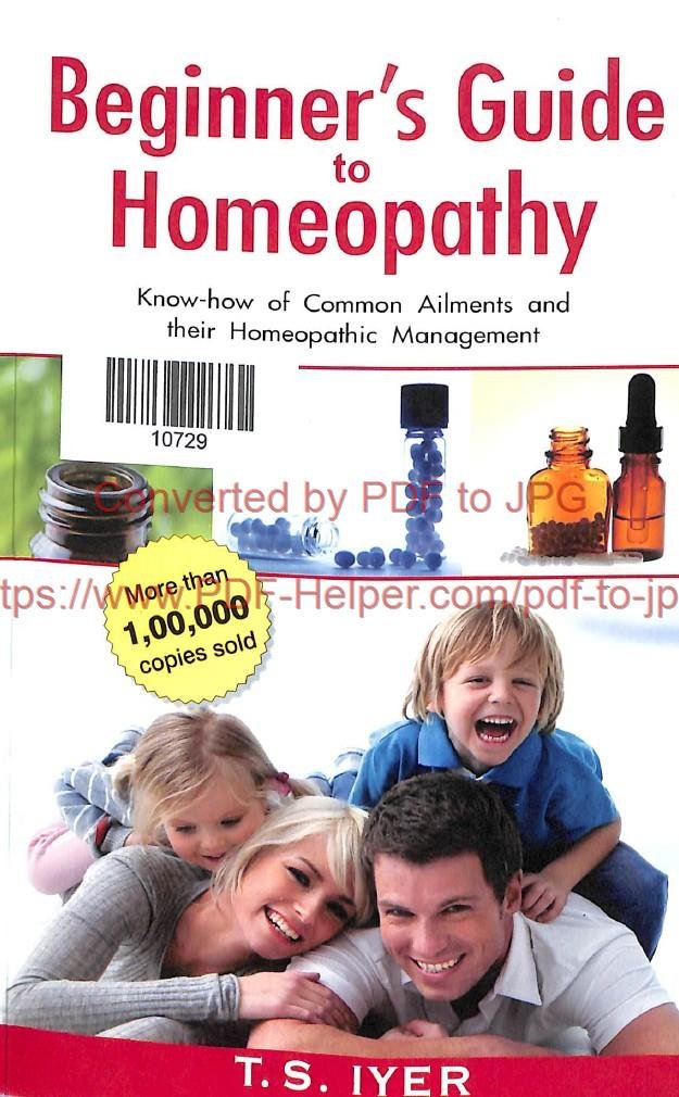 BEGINNER,S GUIDE TO HOMOEOPATHY