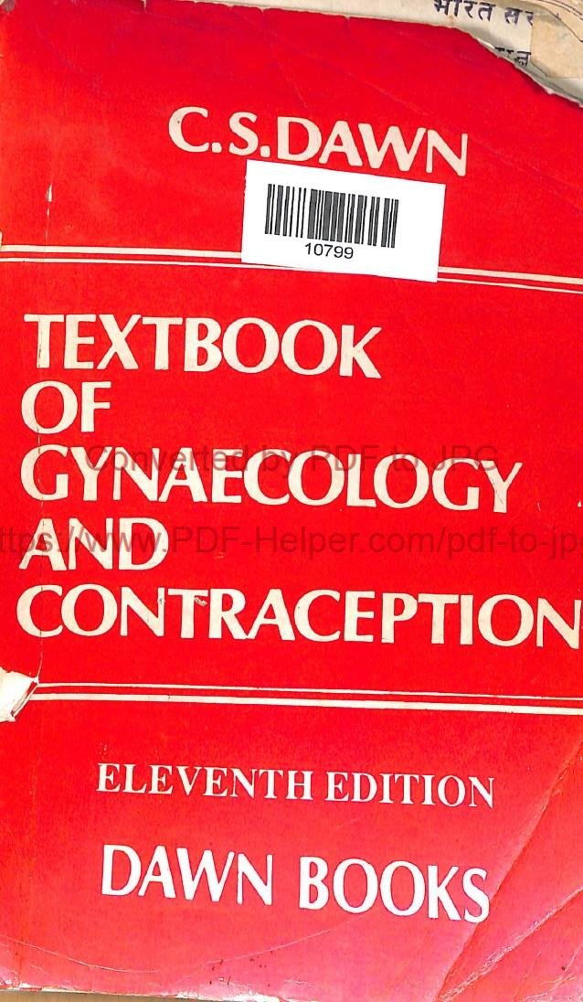 TEXTBOOK OF GYNAECOLOGY AND CONTRACEPTION