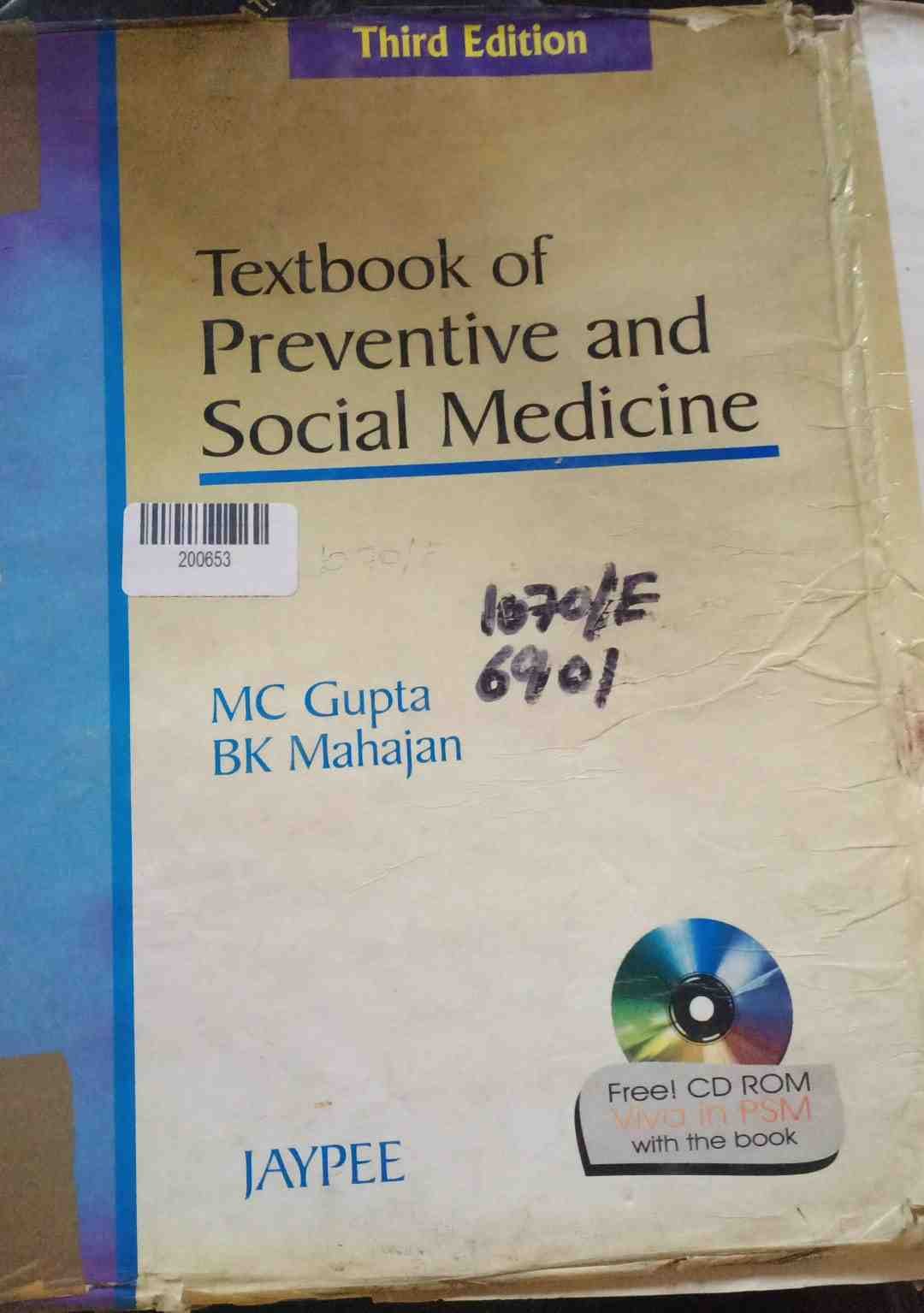 Textbook of Preventive and Social Medicine