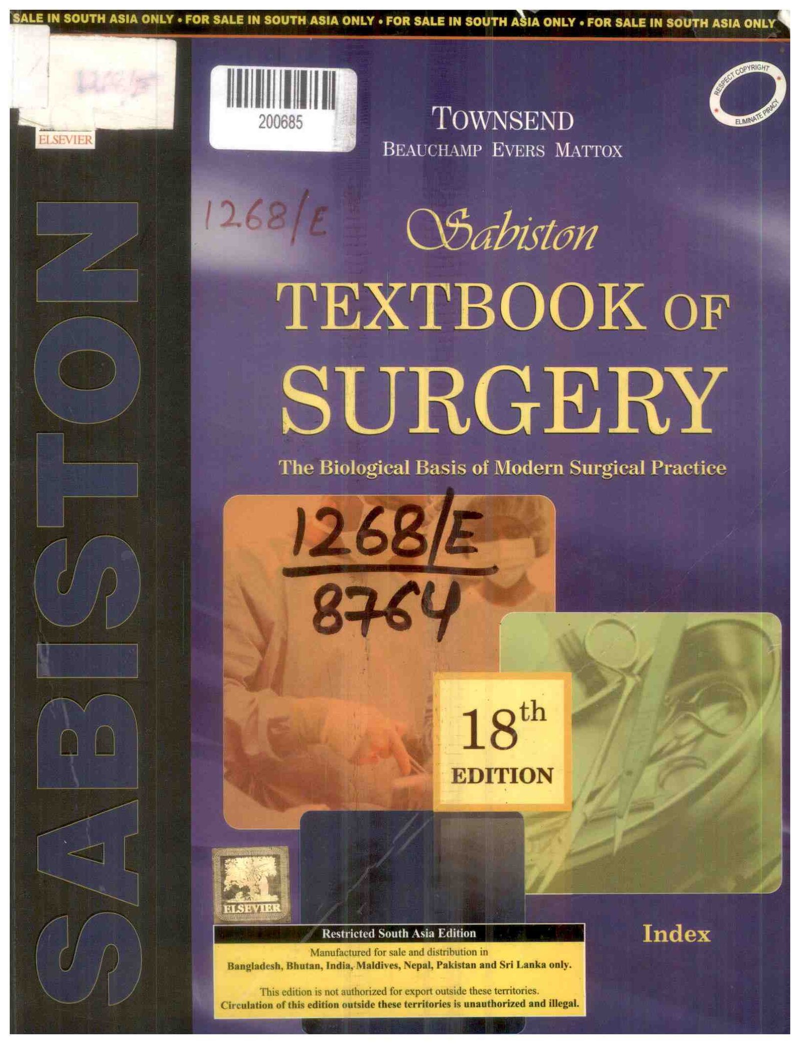 Sabiston Textbook of Surgery