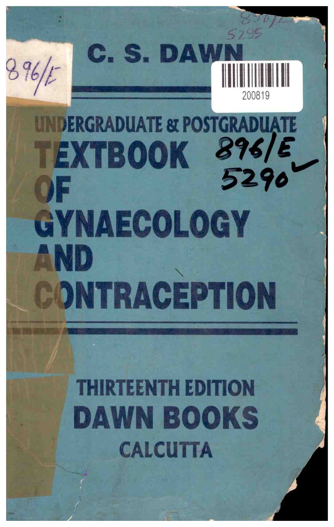 Undergraduate & Postgraduate Textbook of Gynaecology and Contraception