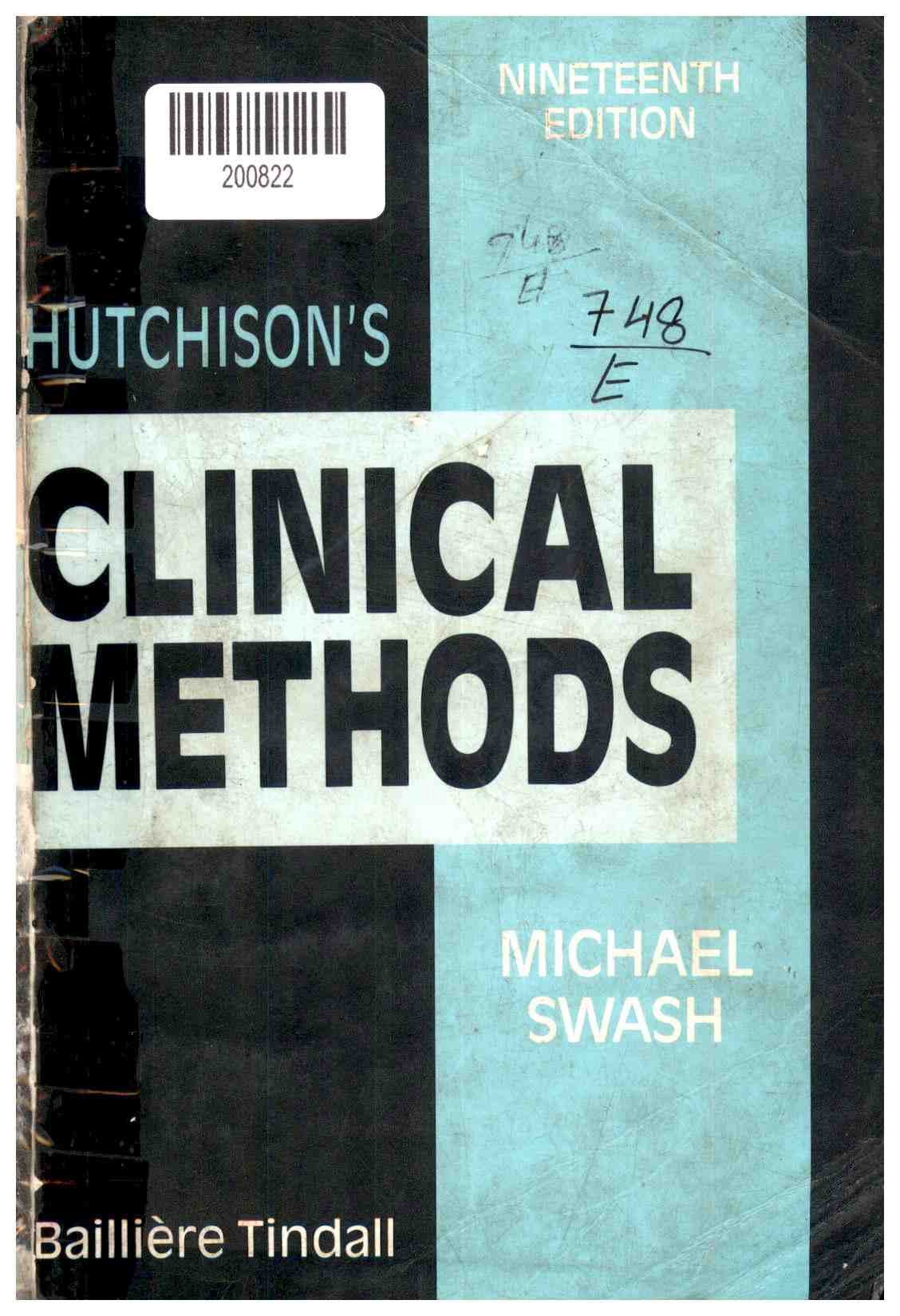 Hutchison's Clinical Methods