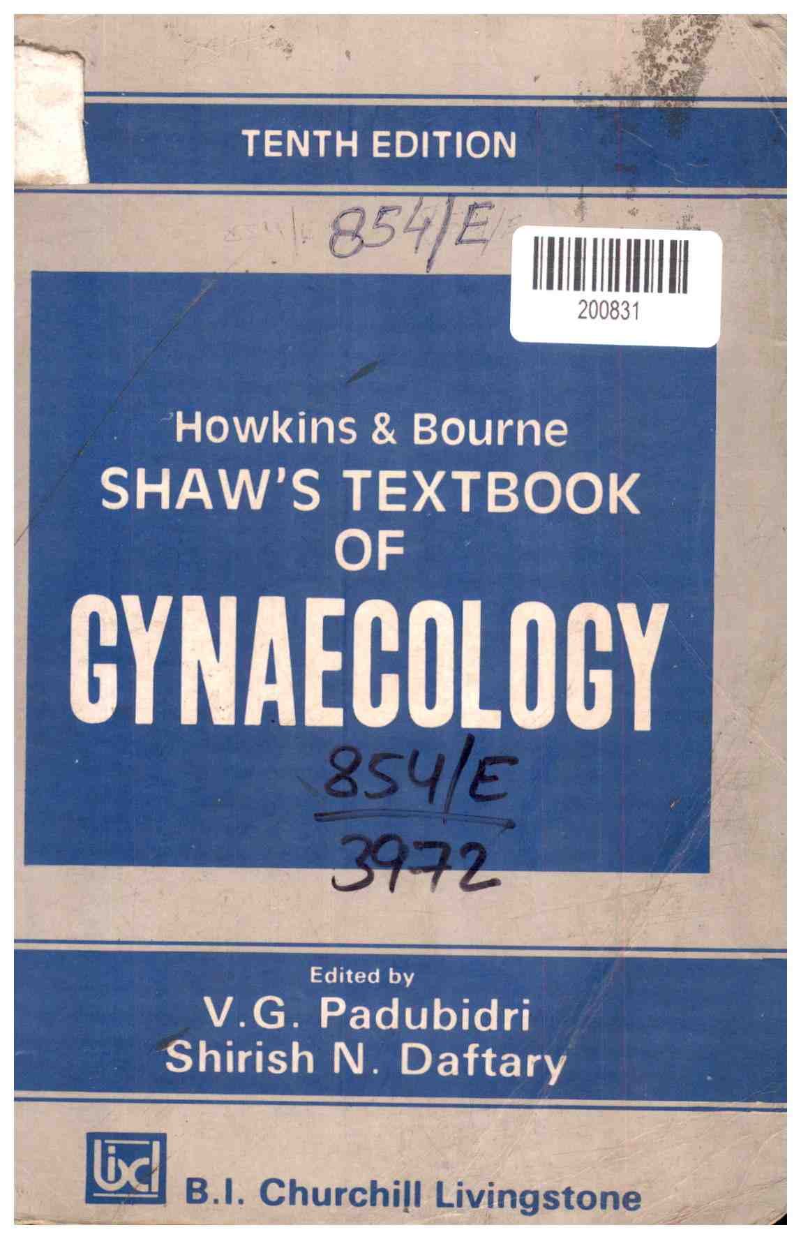 Shaw's Textbook of Gynaecology