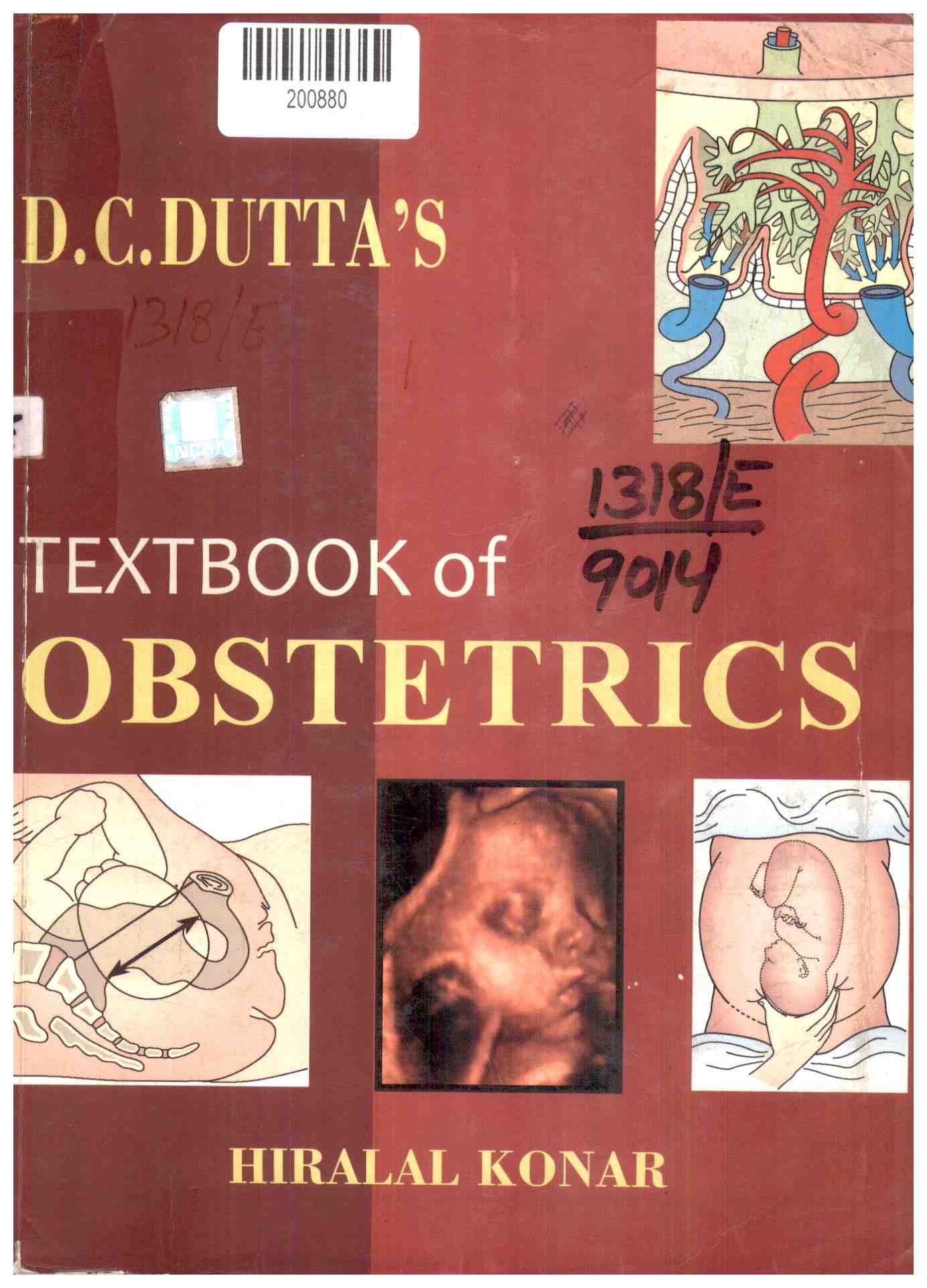 D.c. Dutta's Textbook of Obstetrics