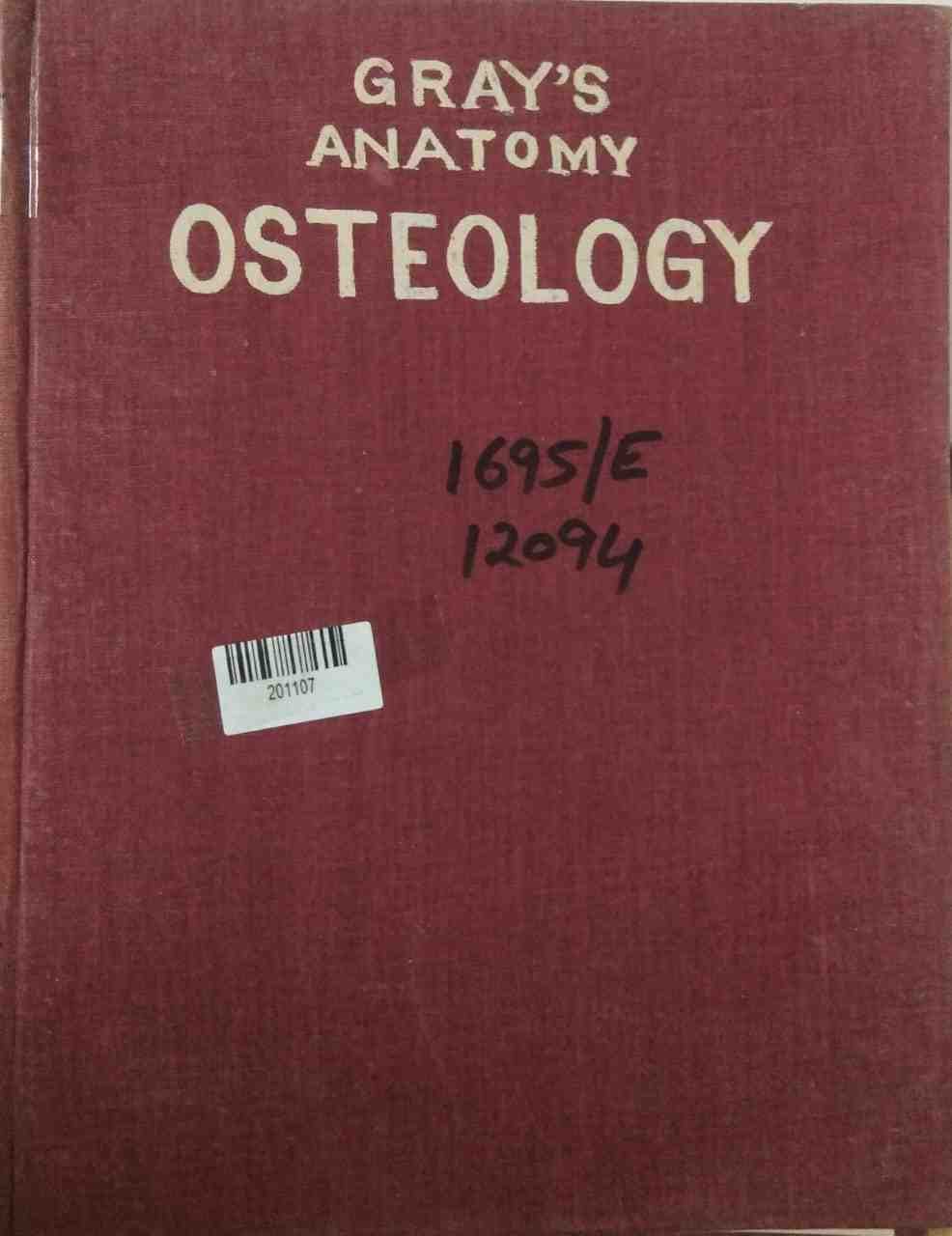 Gray's Anatomy Osteology