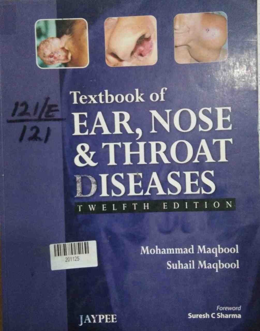 Textbook of Ear, Nose & Throat Diseases