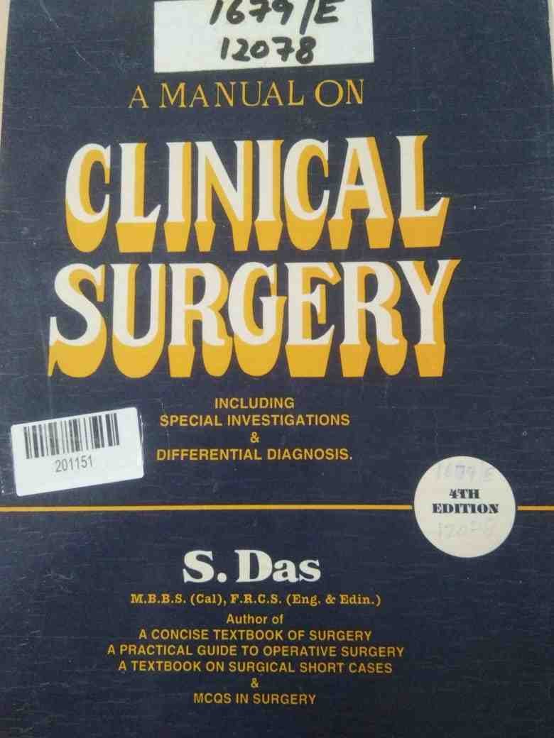 a Manual on Clinical Surgery