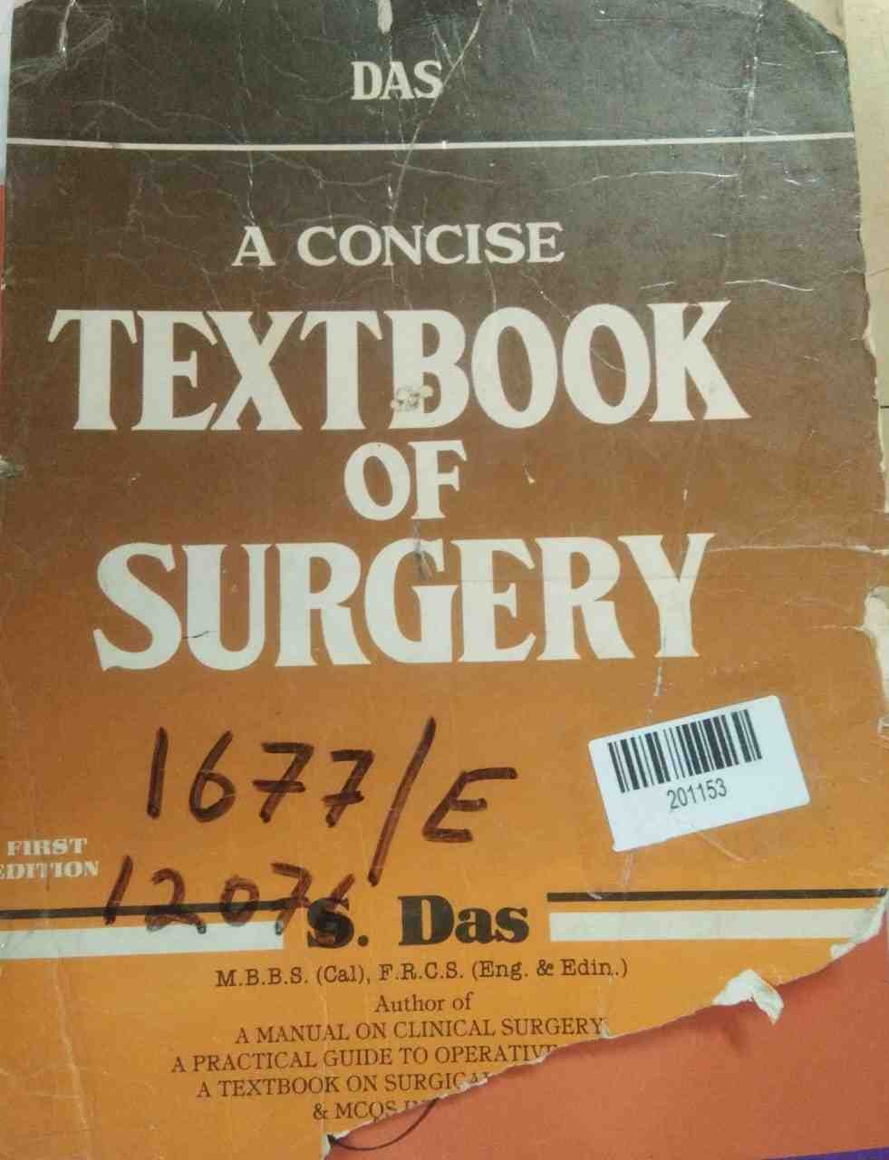 a Concise Textbook of Surgery